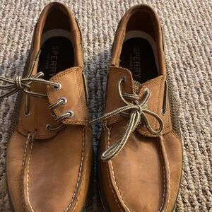 Sperry Men's Tan Leather Boat Shoes